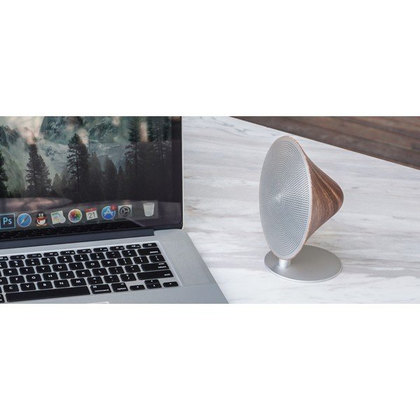 Tmavě hnědý bluetooth reproduktor Gingko Halo-image-3