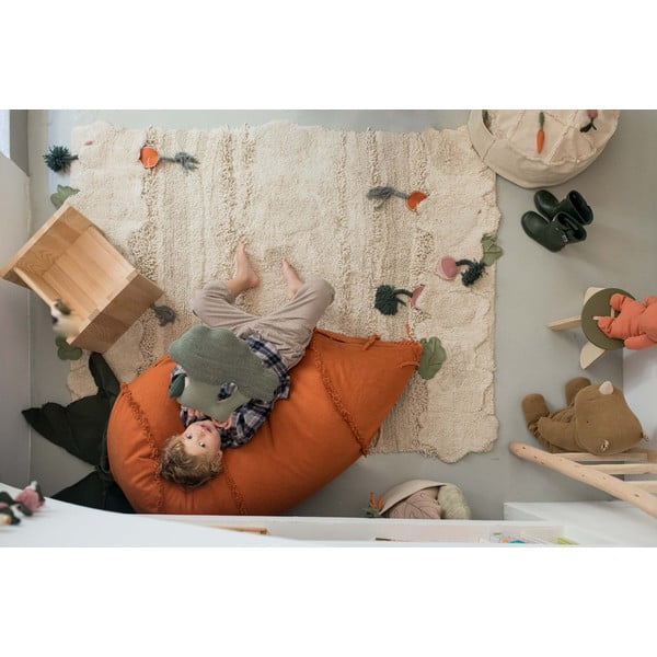 Zelený/oranžový dětský sedací vak Cathy the Carrot – Lorena Canals-image-4