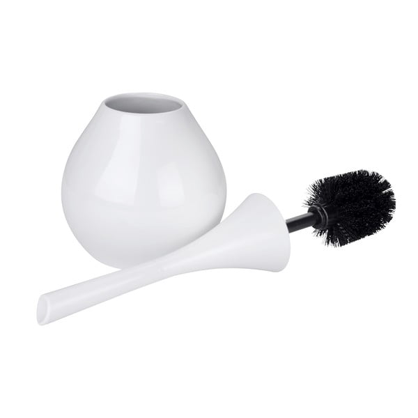 Bílý toaletní kartáč Wenko Flakon-image-1