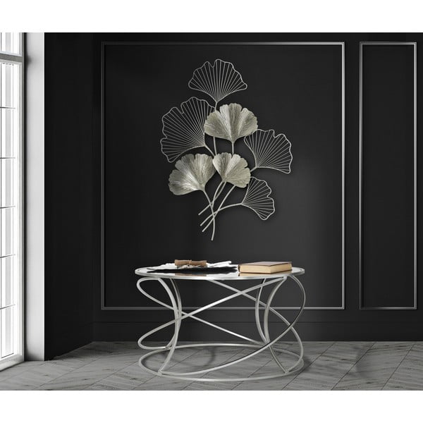 Kovová závěsná dekorace ve stříbrné barvě Mauro Ferretti Goxy Silver, 62 x 86 cm-image-1