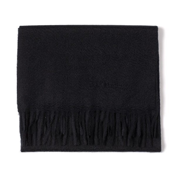 Černá kašmírová šála Bel cashmere Dina, 180 x 30 cm