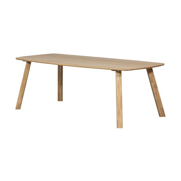 Jídelní stůl z dubového dřeva 100x220 cm Tablo – WOOOD-image-2