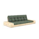 Zelená rozkládací pohovka 244 cm Base – Karup Design