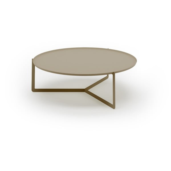 Hnědý konferenční stolek MEME Design Round, Ø 95 cm