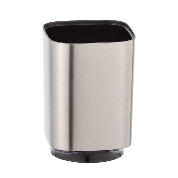 Kelímek na zubní kartáčky ve stříbrné barvě Wenko Auron-image-3