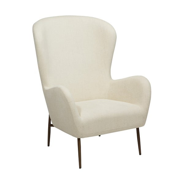 Krémové křeslo z textilie bouclé Glam – DAN-FORM Denmark