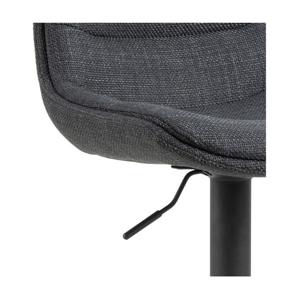 Šedá barová židle s nastavitelnou výškou (výška sedáku 65 cm) Adisa – Actona-image-4