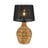 Stolní lampa se stínidlem z juty v černo-přírodní barvě (výška 58 cm) Paglia – Markslöjd