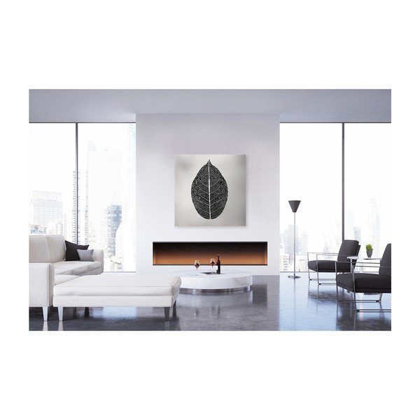 Obraz na plátně Styler Silver Leaf, 60 x 60 cm-image-1