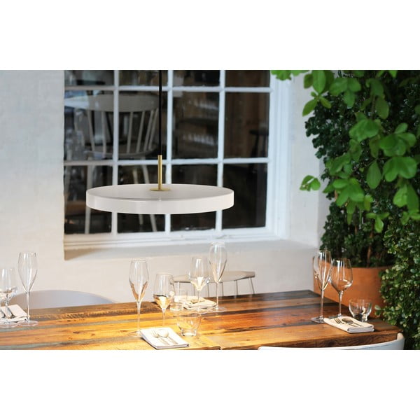 Bílé LED závěsné svítidlo s kovovým stínidlem ø 31 cm Asteria Mini – UMAGE-image-4