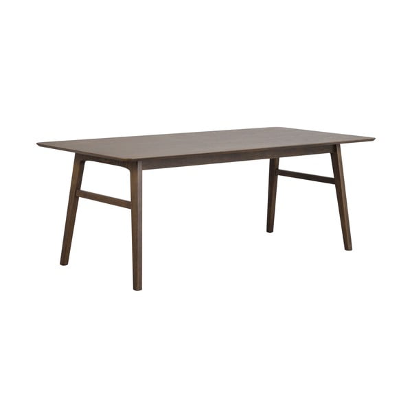 Hnědý jídelní stůl v dubovém dekoru Rowico Nagano, 205 x 95 cm-image-2