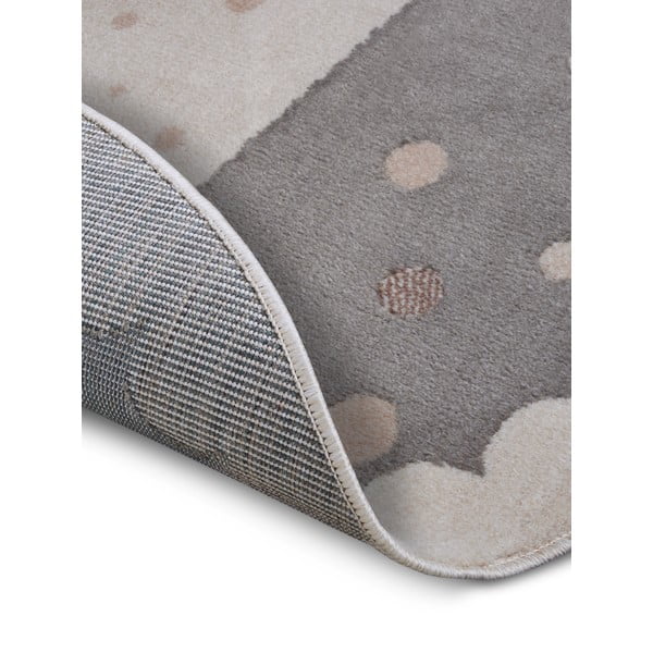 Šedý dětský koberec ø 140 cm Crown – Hanse Home-image-3