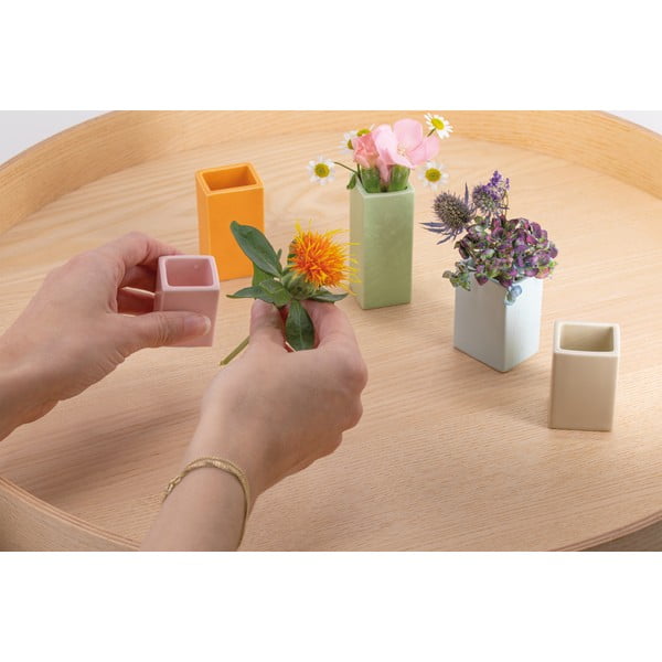 Sada 5 drobných porcelánových váz Remember Mini-image-4