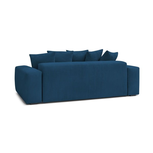 Tmavě modrá manšestrová pohovka 280 cm Voltaire – Bobochic Paris-image-4