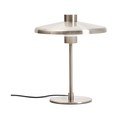 Stolní lampa ve stříbrné barvě s kovovým stínidlem (výška 32,5 cm) Nuvira – Kave Home