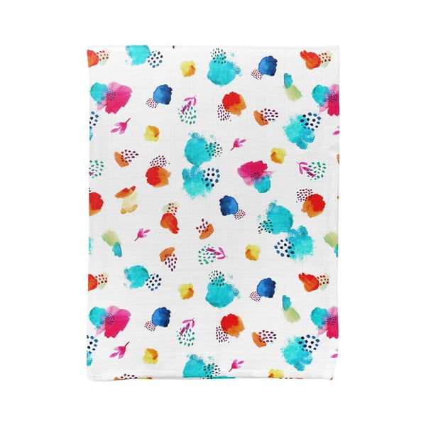 Bílá mušelínová dětská deka 75x100 cm Summer – Mijolnir