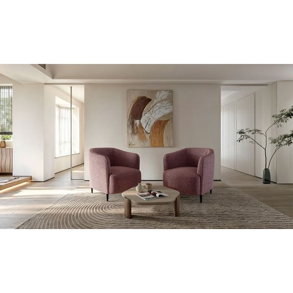 Růžové křeslo Galbe – Ghado-image-1