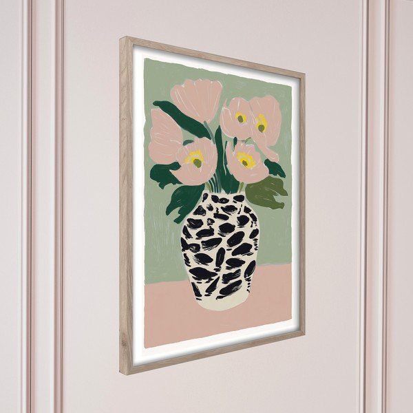 Tištěný obraz s rámem 50x70 cm Spotted Vase – Styler-image-4