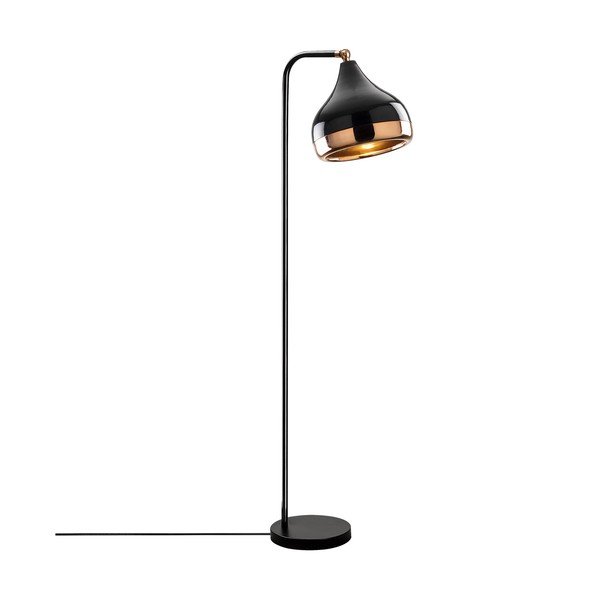 Stojací lampa v černo-měděné barvě Opviq lights Yildo-image-2