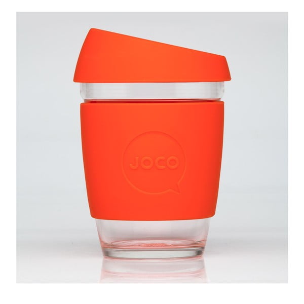 Cestovní hrnek na kávu Joco Cup 340 ml, oranžový-image-1