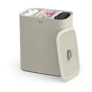 Béžový látkový koš na prádlo 90 l Tota Trio – Joseph Joseph