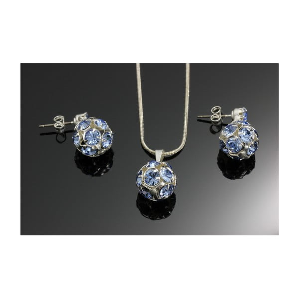 Set Swarovski Elements Marble Saphire