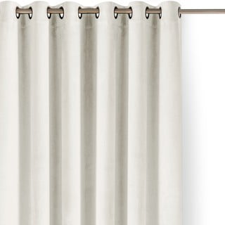 Krémový sametový dimout závěs 140x270 cm Velto – Filumi