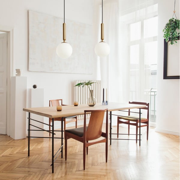 Závěsné svítidlo v bronzové barvě SULION Musa, výška 150 cm-image-1