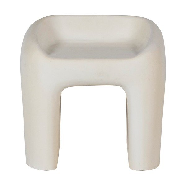 Slonovinová plastová zahradní židle Nivo – WOOOD-image-2