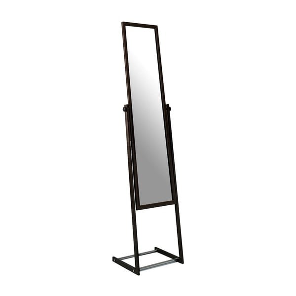Černé stojací zrcadlo Design Twist Farafra