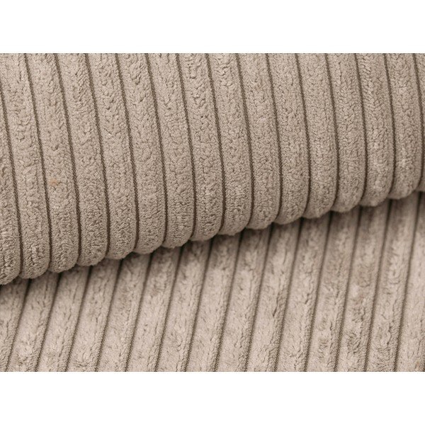 Světle hnědá manšestrová podnožka Campi – Cosmopolitan Design-image-2