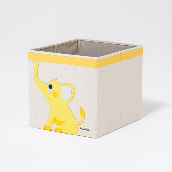 Látkový dětský úložný box Robby the Elephant - Rocket Baby-image-4