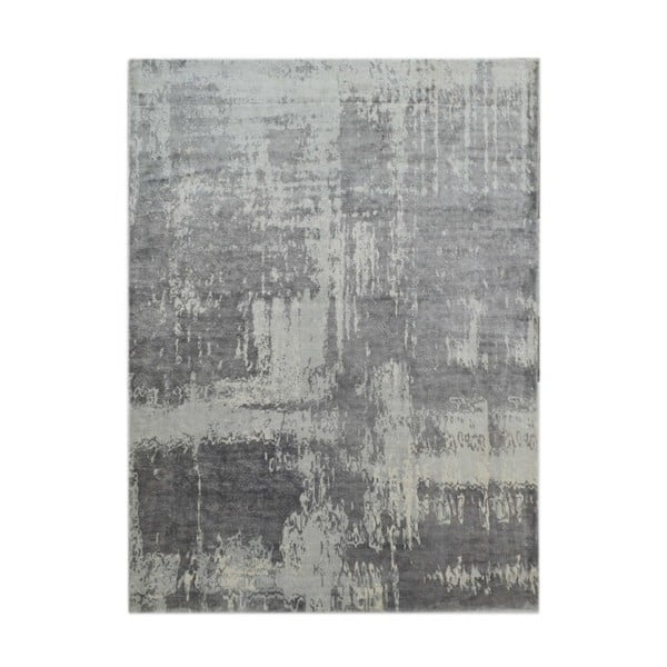 Šedý viskózový koberec The Rug Republic Woodward, 230 x 160 cm