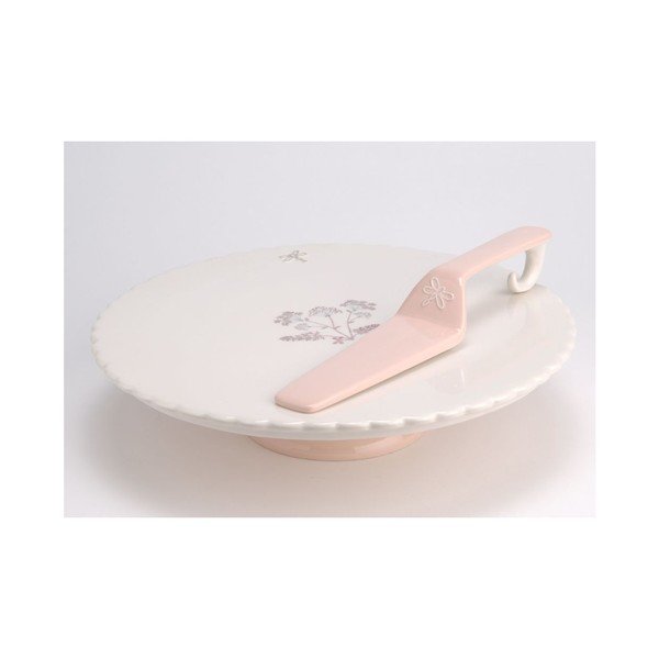 Podnos na dort se lžící Nature