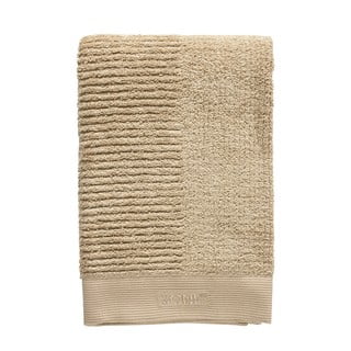 Tmavě béžový bavlněný ručník Zone Classic, 100 x 50 cm