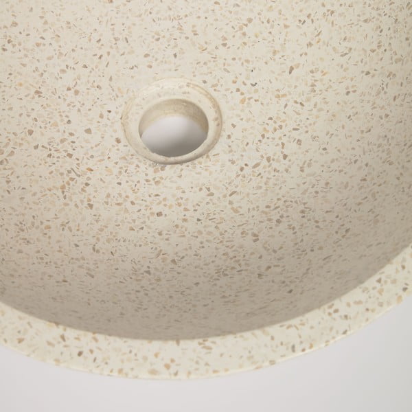 Umyvadlo z terrazzo Kave Home Sunday, ø 40 cm-image-2