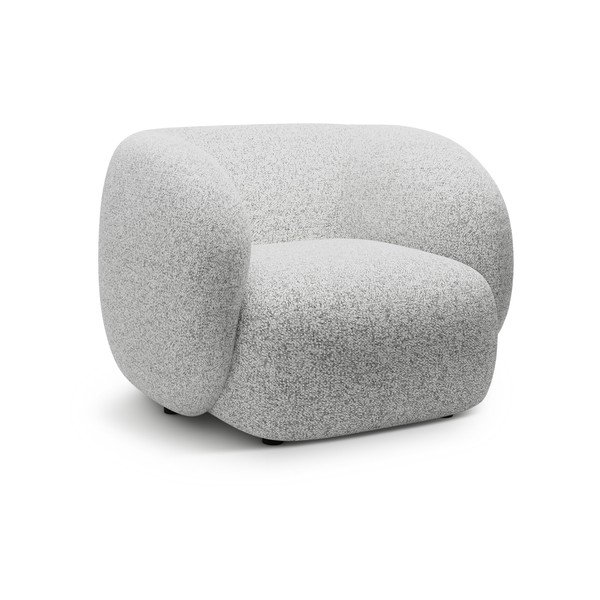 Světle šedé křeslo Kate – Micadoni 