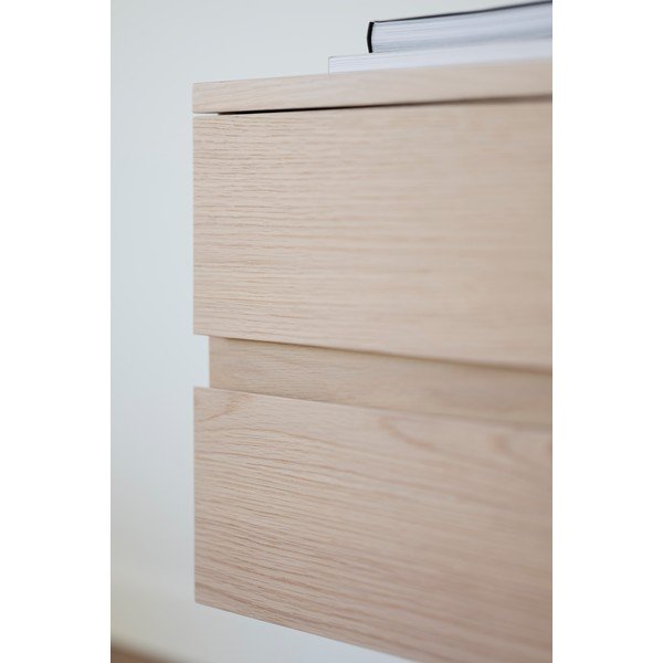 Nízká komoda v dekoru dubu v přírodní barvě 160x75 cm Moresby – Rowico-image-1