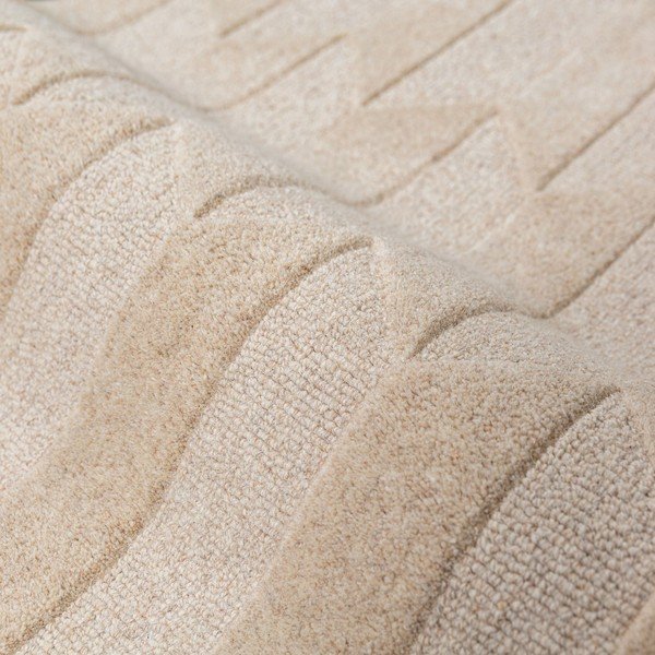 Zelený/v přírodní barvě ručně tkaný vlněný koberec 160x230 cm Apex Border Wool – Flair Rugs-image-3