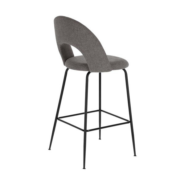 Šedé barové židle v sadě 4 ks (výška sedáku 63 cm) Mahalia – Kave Home-image-2