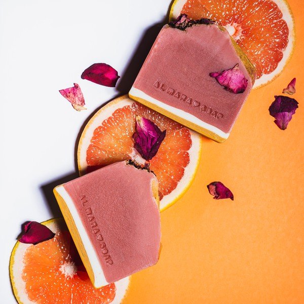 Ručně vyráběné mýdlo Almara Soap Růžový grep-image-1