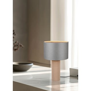 Šedo-béžová stolní lampa (výška 48 cm) Canio – Trio