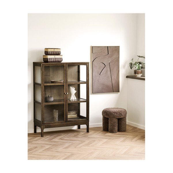 Hnědá čalouněná stolička Gisborne – House Nordic-image-1