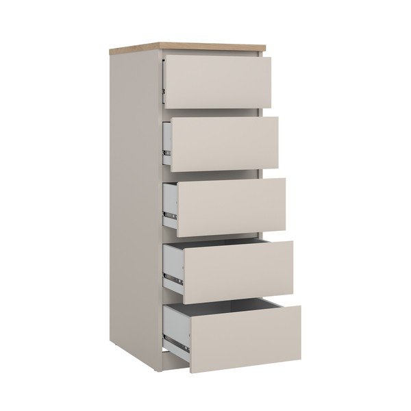 Krémová komoda 40x111x50 cm Naia – Tvilum-image-3