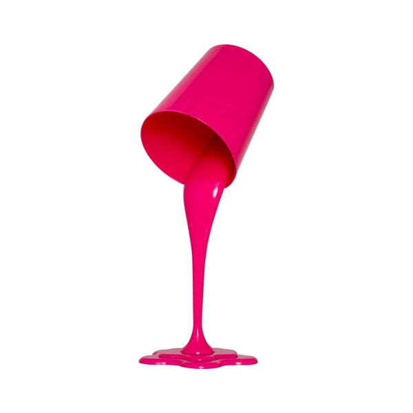 Růžová stolní lampa Homemania Decor Ximena