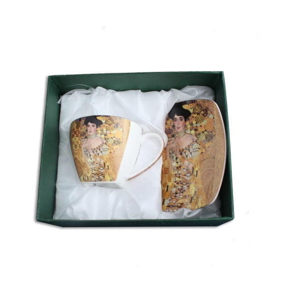 Gustav Klimt - hrnek s podšálkem Adele-image-1