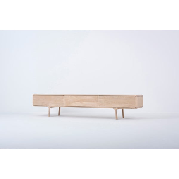 TV komoda z masivního dubového dřeva se 3 zásuvkami Gazzda Fawn-image-2