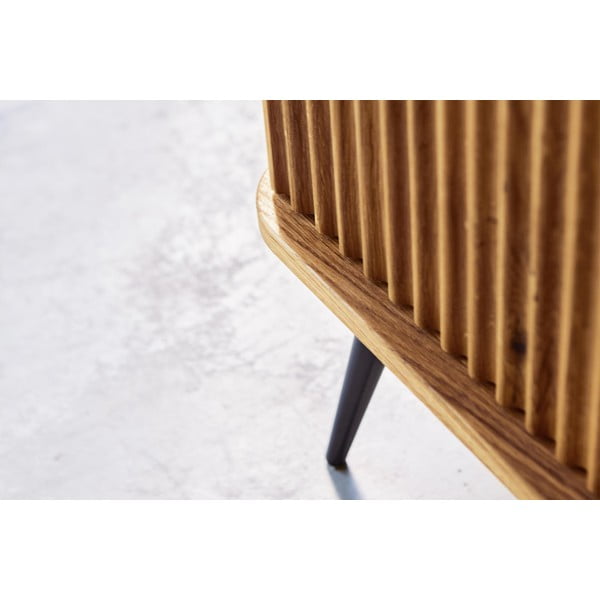 TV stolek z dubového dřeva v přírodní barvě 180x57 cm Kula – The Beds-image-1