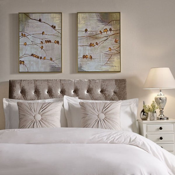 Sada 2 ručně malovaných obrazů Graham & Brown Birds-image-1