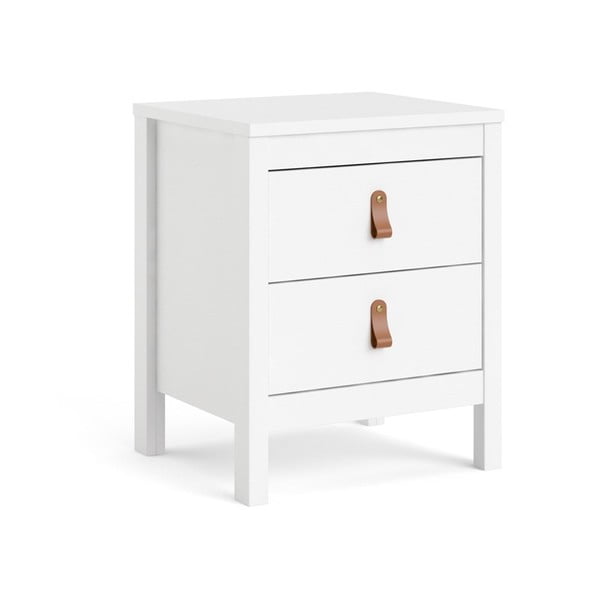 Bílý noční stolek Madrid - Tvilum-image-2